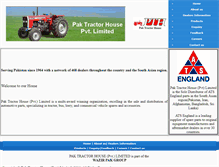 Tablet Screenshot of paktractor.com